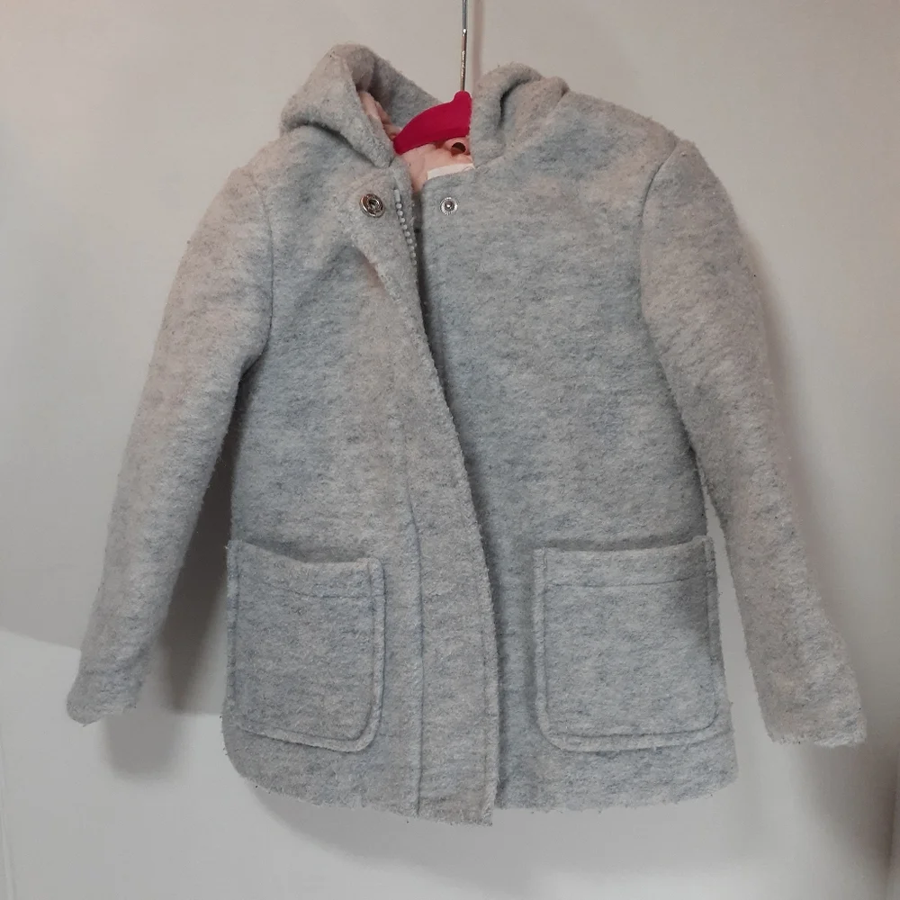 🔥3/$70 🎉HP🎉Cat & Jack Kids Rabbit Hooded Pea Coat